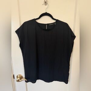 Halogen Black crepe work Blouse